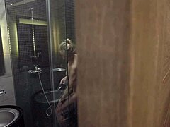 Intense Bathroom Blowjob From Horny Milf