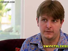 Conservative Couple Goes To Fun Party At Swing Mansion