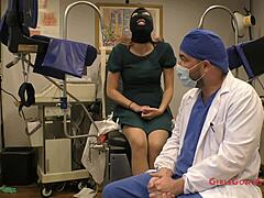 patient 148 spreads legs for orgasm research with big tits close up