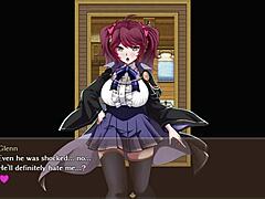 I love watching the witch and her disciples in this hentai game