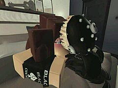 The lonely puppy finally finds a new owner and a warm home to stay in