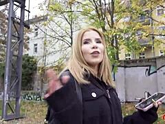 Skinny Colombian teen Ashley Rose gets picked up for deep anal and facial in German scout casting.