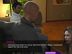 surprise threesome blowjob for the boss in lingerie.