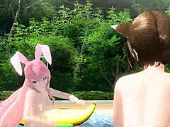 megurine luka and meiko in full nude idol project