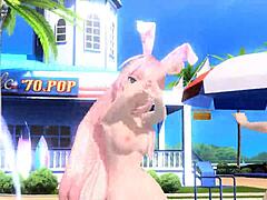 megurine luka and meiko in full nude idol project