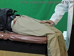 Scarlett feels intense vaginal inspection