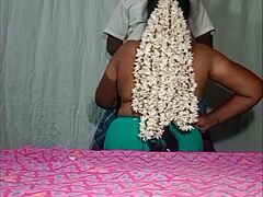 Indian Tamil Hot Housewife Fucks Husband Outdoors