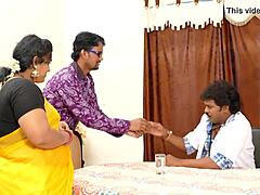 Fat Indian Aunty Kissing With Mother In Law And Kolutha Details In Taboo Scene