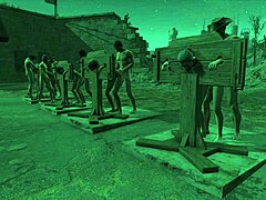 Fallout 4 Multi Pillory Scene Intrigue