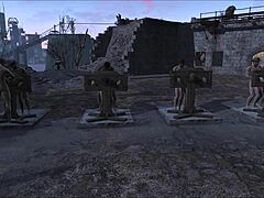 Fallout 4 Multi Pillory Scene Intrigue