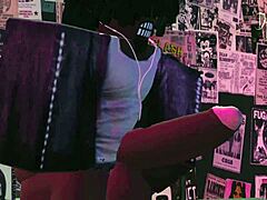 dami dancing in the club with big black cock