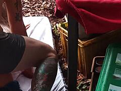 i'm passionately eating the blonde slut's ass with sex toys