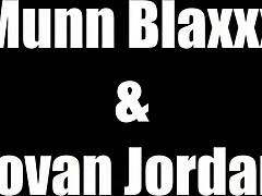 Munn Blaxxx Tight Pussy Fucked By Jovan Jordan Big Cock In Garage