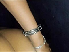 latina sucks black cock in gloryhole, offers ass.