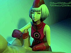Elizabeth Persona Gives Intense Handjob!