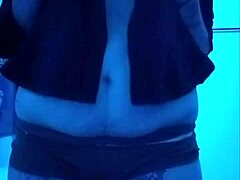 Curvy amateur with new piercings and tattoos