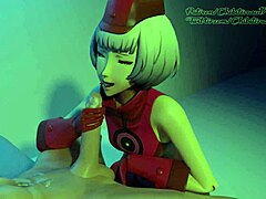 Elizabeth Persona Gives Intense Handjob!