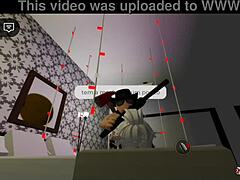 Passionate Rough Sex with Gothic Girl in Hotel