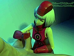 Elizabeth Persona Gives Intense Handjob!