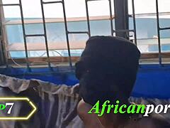 Ebony Woman Bent Over for Homemade Intimate Session