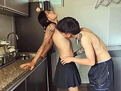 Ian Parker loves banging his stepsister real hard