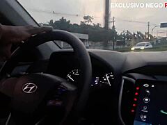 hey, i got stretched by this big thick black cock while my husband drove by clueless