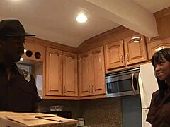 Black Slut Mom Sucks Enormous Big Cock