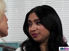 Petite Latin Stepdaughter Like When Milf Stepmom Spanked Her With Beaver Big Natural Tits Face Sitting Fingering Hairy Kissing Lick Masturbation Muff Diving Pussy