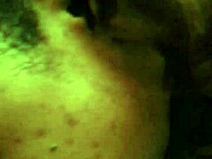 Sexy huge black boobs c herself with bf dick