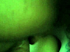 Sexy huge black boobs c herself with bf dick