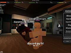 Roblox porn with clothes ripped off during hardcore fucking scene