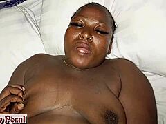 My chubby big ass wife can't be satisfied with licking