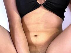 Petite Latina teen gets creampie after school in missionary.