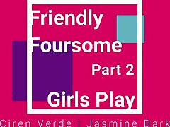 jasmine dark and ciren in lesbian fisting and cunilingus scene 😍