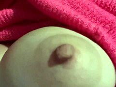 Artemisia Love's big tits bounce intensely in slow motion close-up
