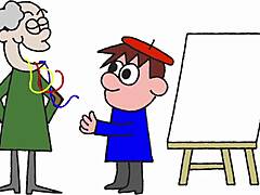 Art Students Build Rapport in School!