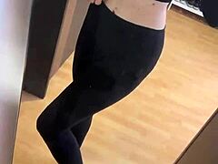 Blacknails Fetish Feet in Pink Socks Early Morning