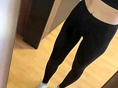 Blacknails Fetish Feet in Pink Socks Early Morning