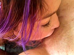 girlfriend's gift turns into wild lesbian sex 😈