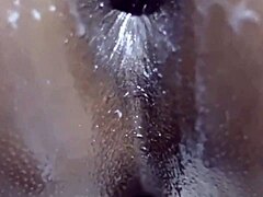 كريبي تحليل منزلي في مؤخرة كبيرة