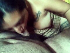 Hey, latina prostitute, your wife is recording your blowjob.