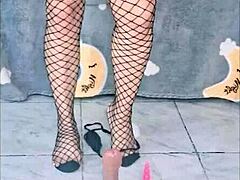 Sexy Playboy bunny enjoys her big thick dildo, so fun! 😘 Squirting everywhere