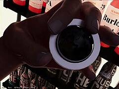 Being a dik 244 chick route with intense game action!