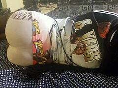 Teen shows her ass with passionate farting display