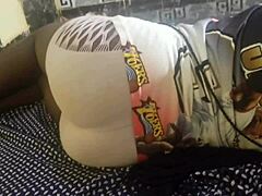 Teen shows her ass with passionate farting display