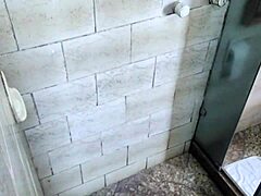 joão the naughty fucks the tasty black babe nicoly carioca in the shower for the first time!