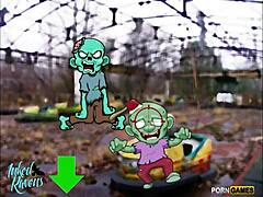 Let's Play Inked Raven's Zombies Attack With Big Tits And Shaved Pussy