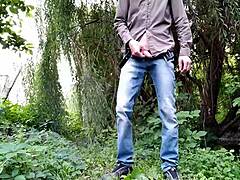 Bent Over Mother-In-Law Fucked Outdoors In Park