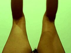 my wife does naked workout and stretches hairy pussy part 1