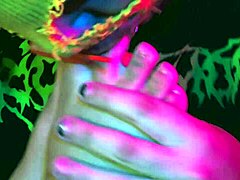 bound foot worship and tickling session